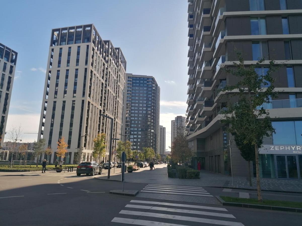 Ferienwohnung Belgrade Waterfront Cozy Symphony 2 Sajmiste Exterior foto